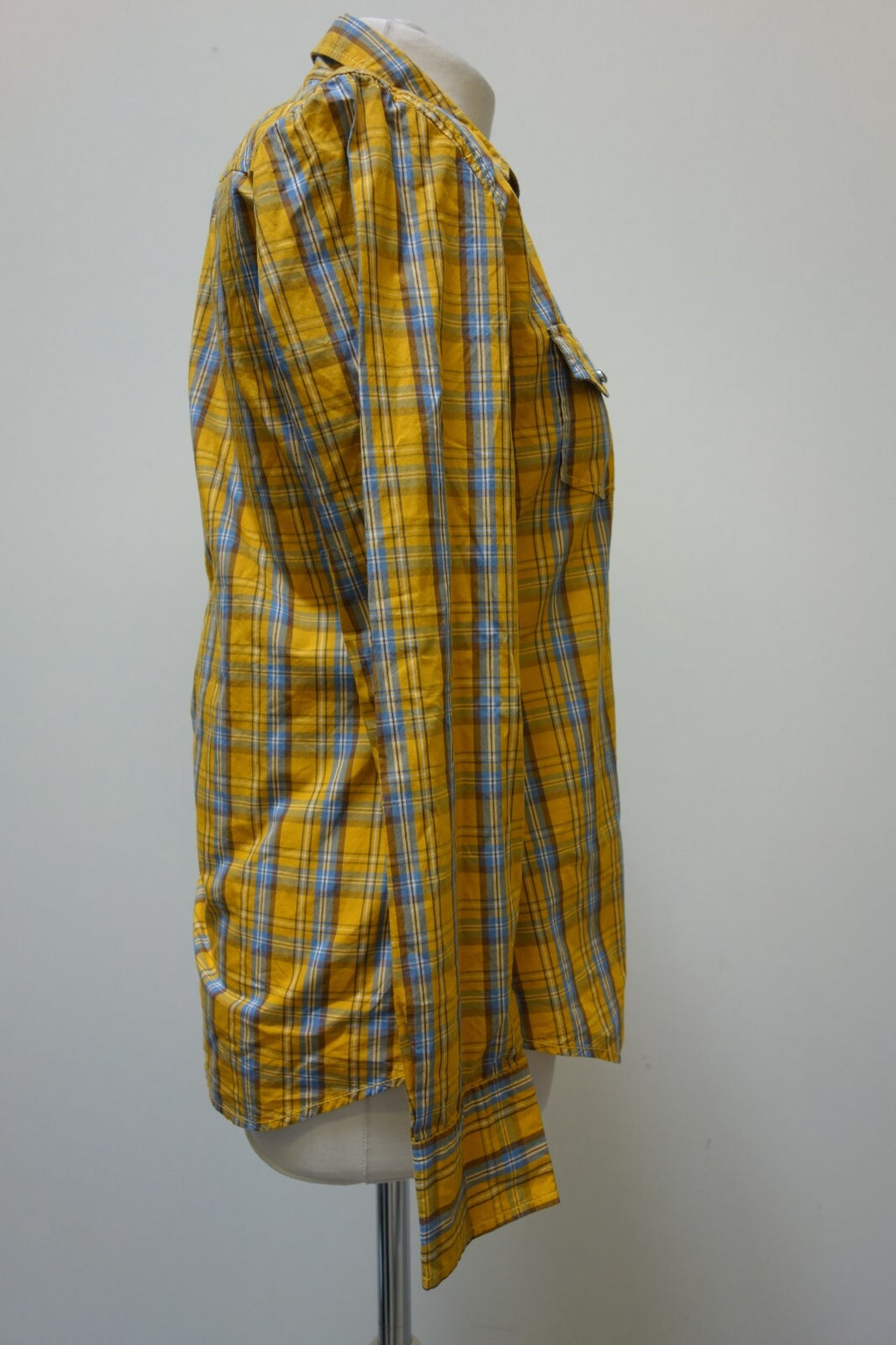 EK0232 Damen Bluse von Marc O Polo, gelb, kariert, Gr. 363