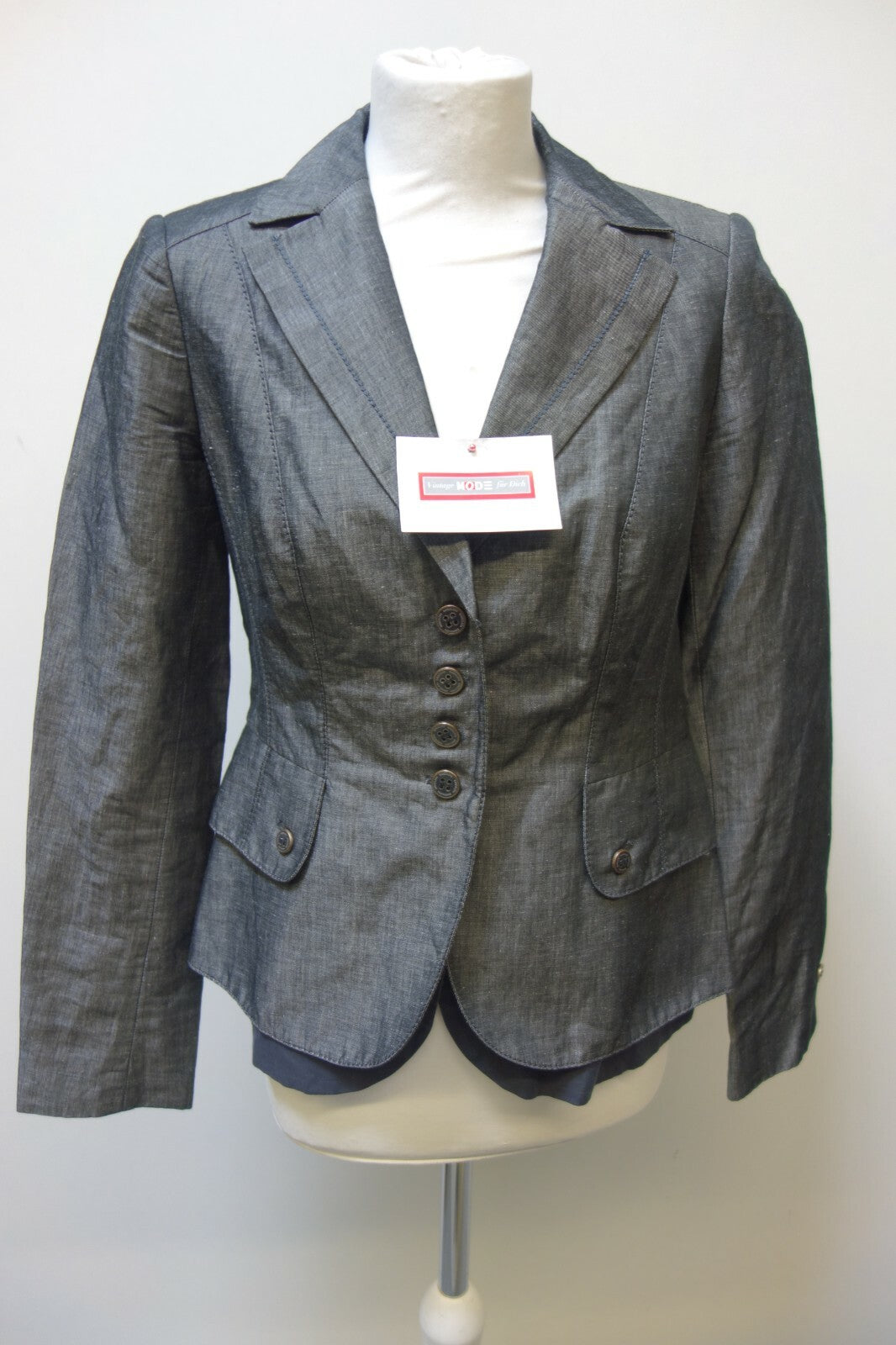 EK0999 Bandolera Damen Blazer grau Gr.  36/380