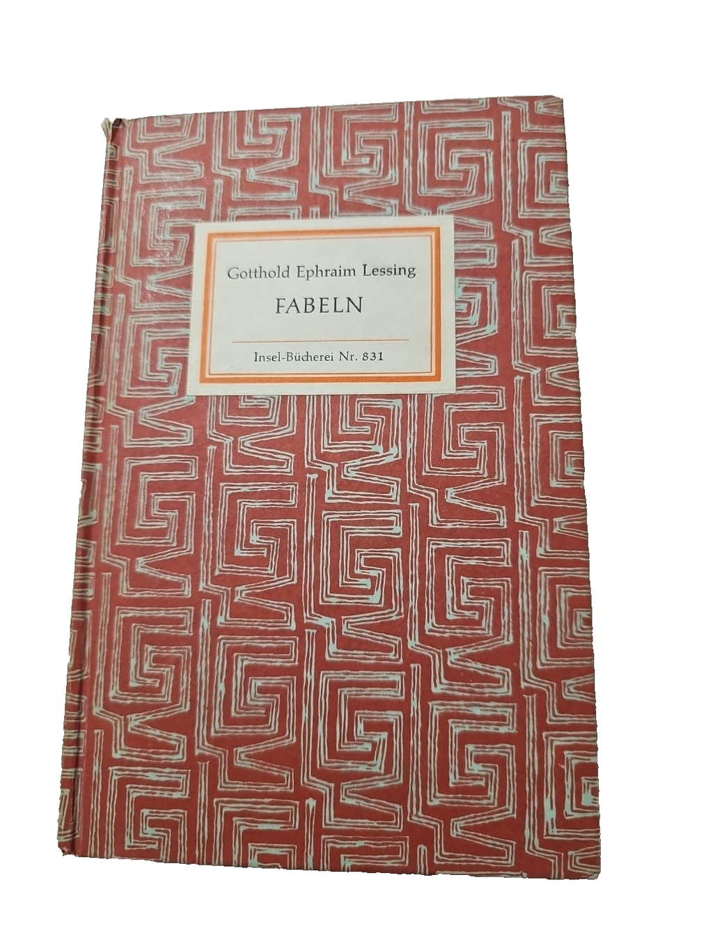 EB2875  Fabeln, Lessing, Gotthold Ephraim. Insel-Bücherei, 1964, InselVerlag0