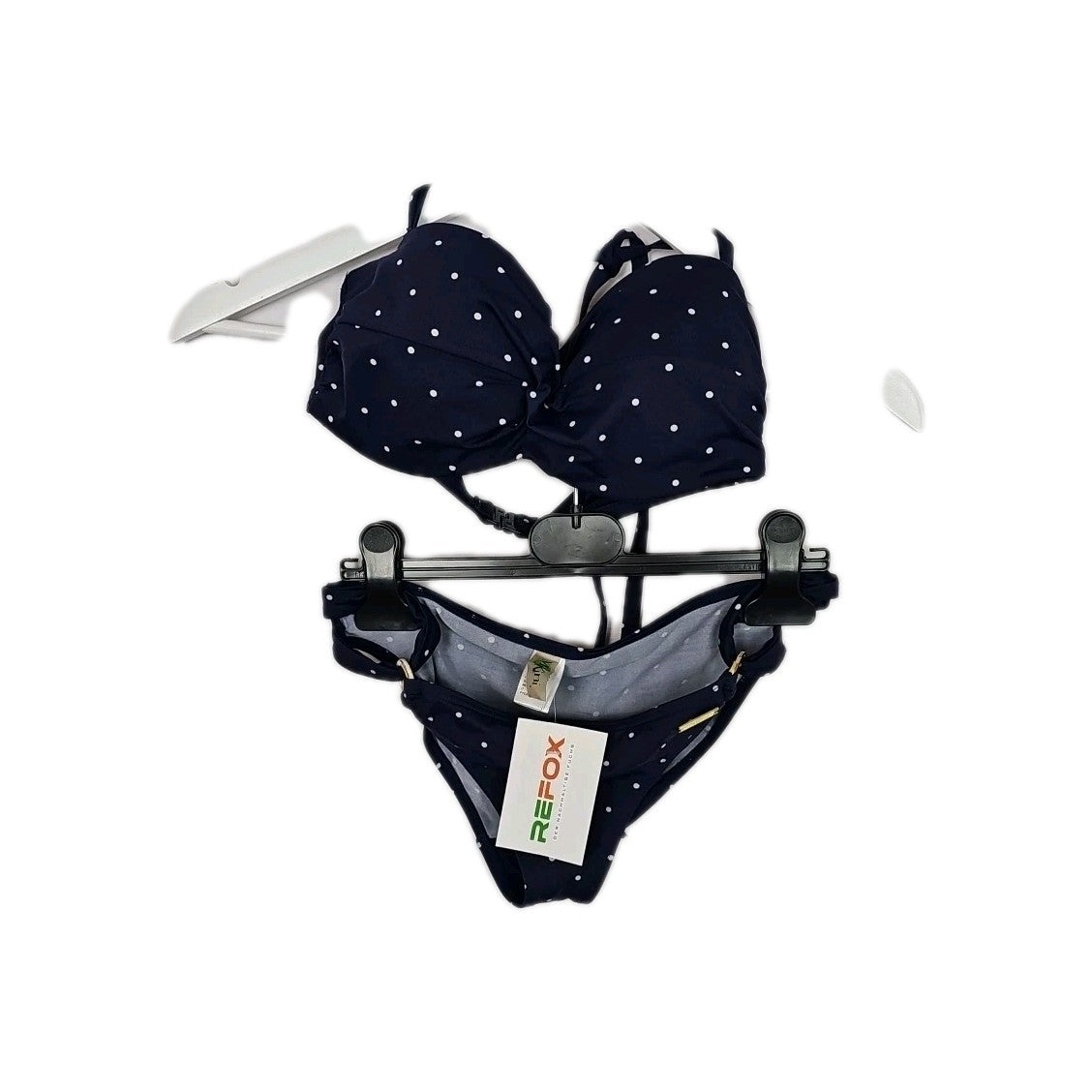 EK8948 Damen Bikini Mix-Kini Gr.34 Blau Brustumfang 26cm Taile 31cm0