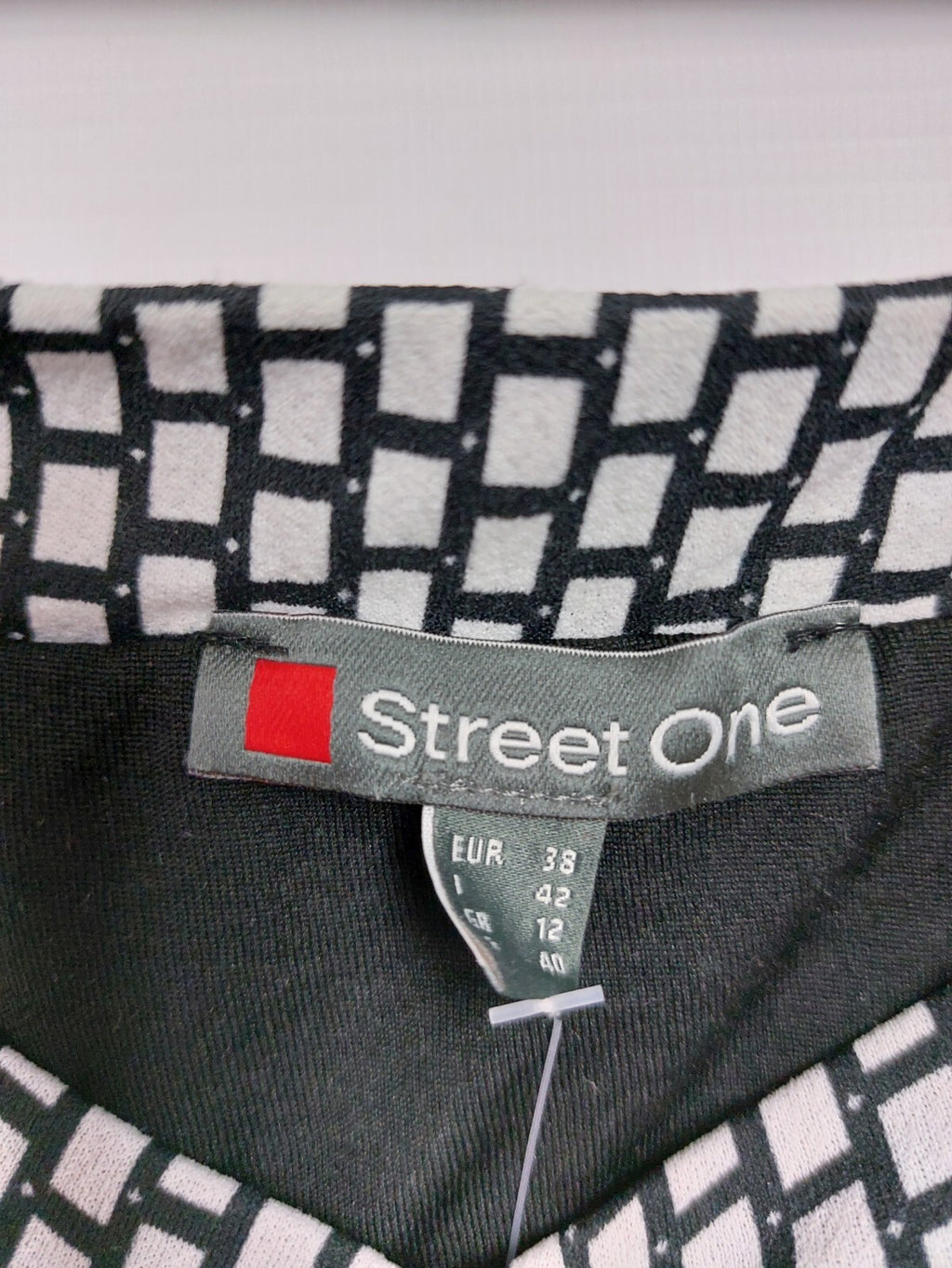 EK4840 Damen Rock von Street One, weiß/schwarz, Gr. 383