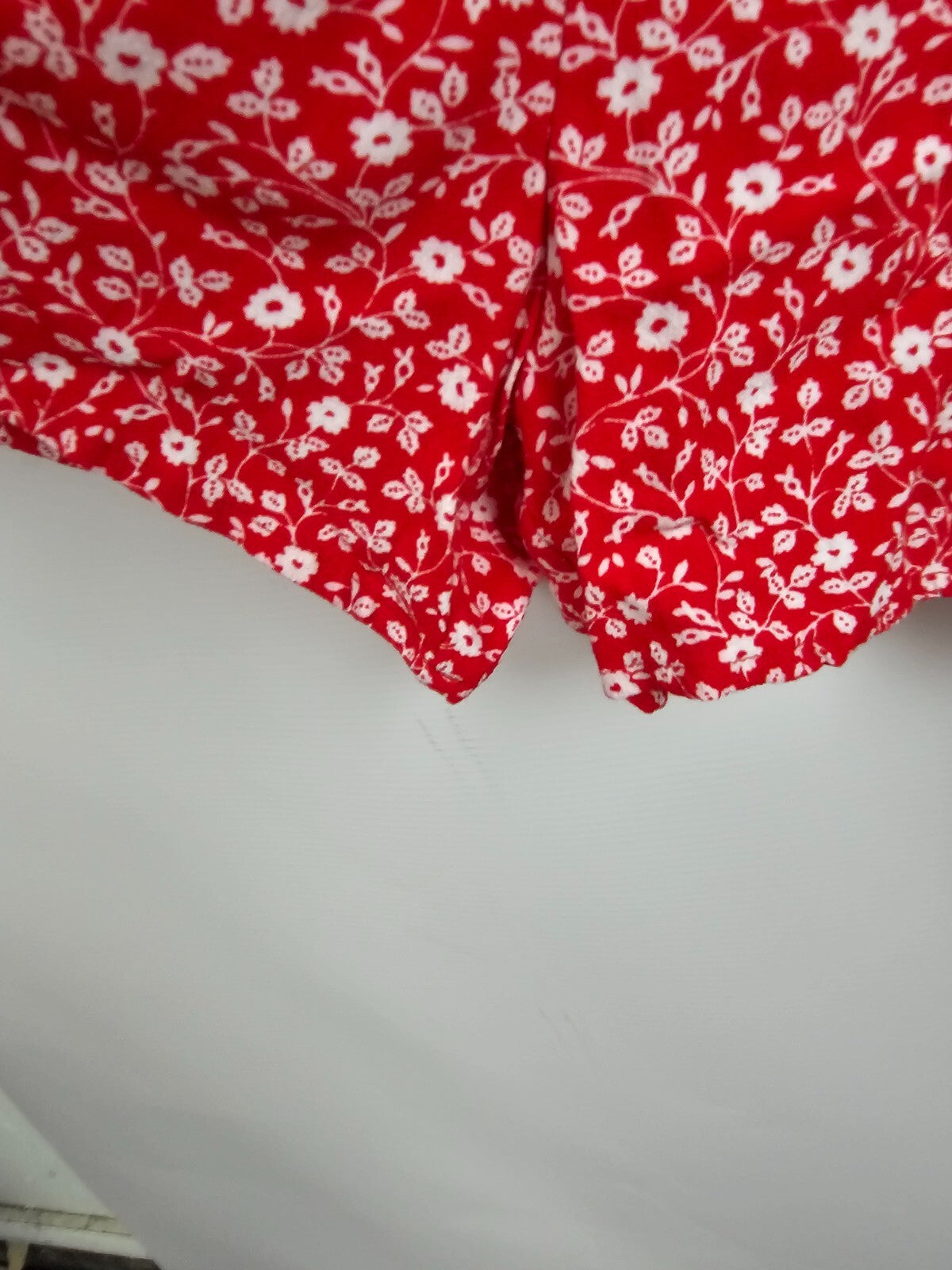 EK5432 Damen Jumpsuit, rot/weiß von Tommy Hilfiger, Gr. XS1