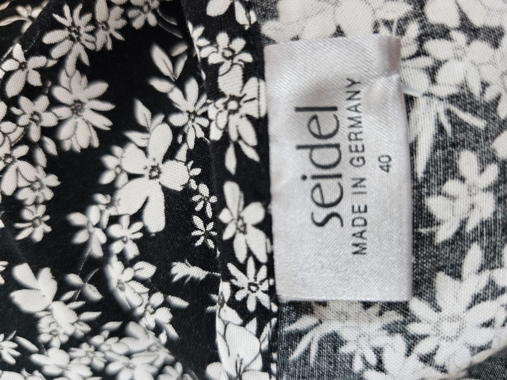 EK1988 Damen Bluse von Seidel, schwarz-weiß, Gr.405