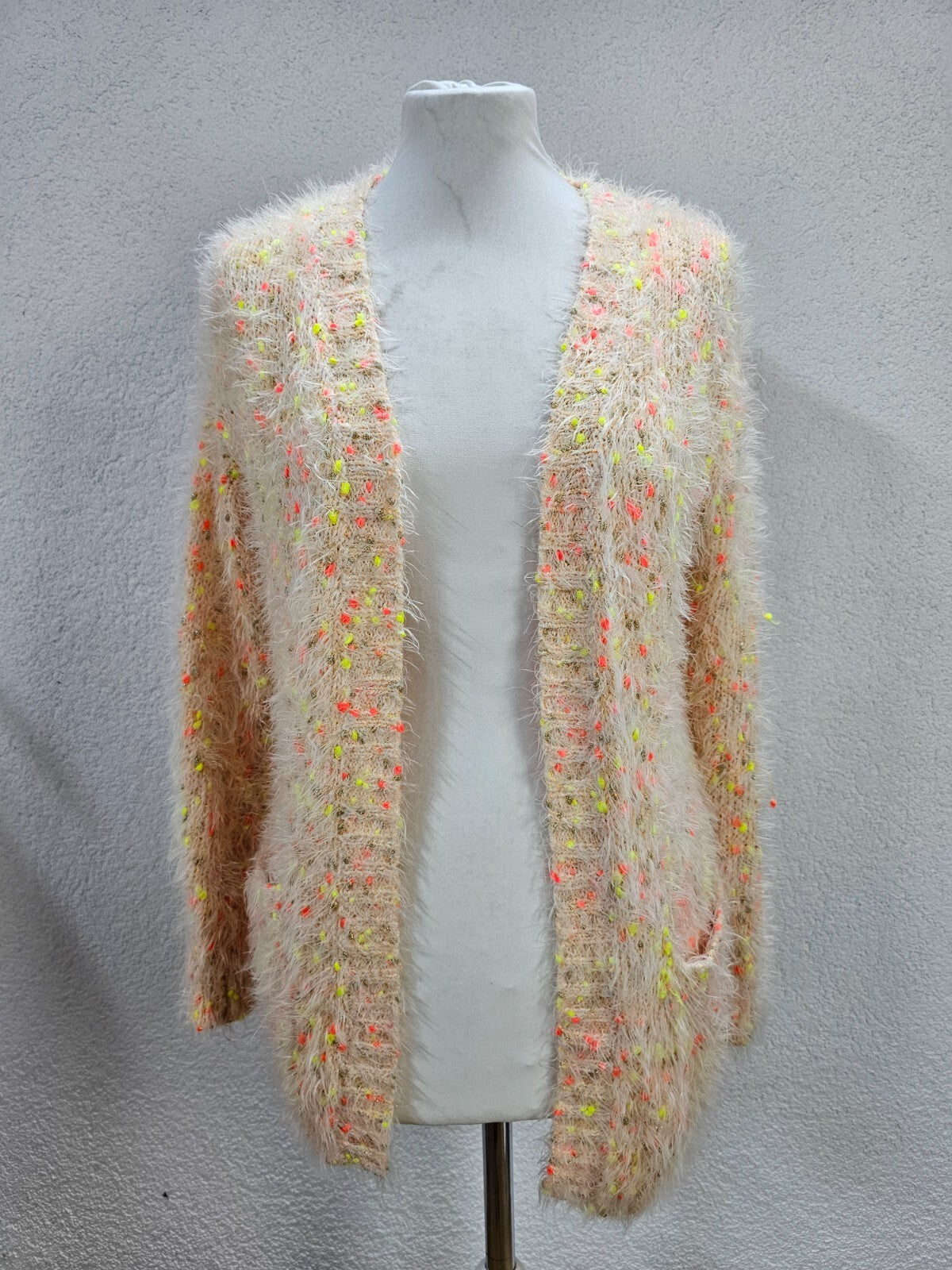 EK5815 Damen Strickjacke von Atmosphere, beige/orange, Gr. S0