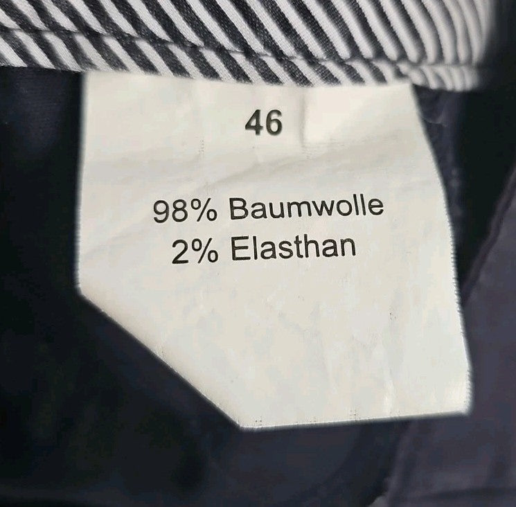 EK11107 Damen Hose Gr.46 Blau Hosenbund 51cm2