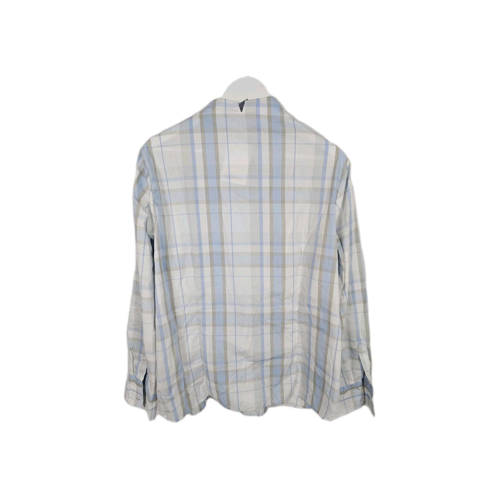 EK10825 Herren Hemd Eterna Gr.48 Blau Karriert2
