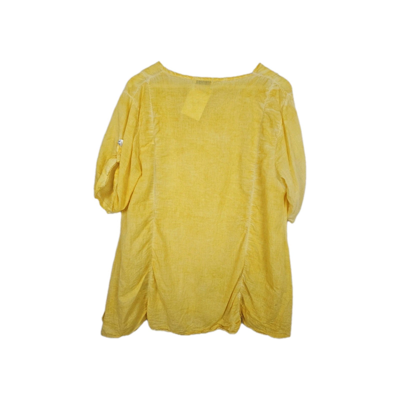 EK10335 Damen T-Shirt Made In Italy Gr.M Gelb2