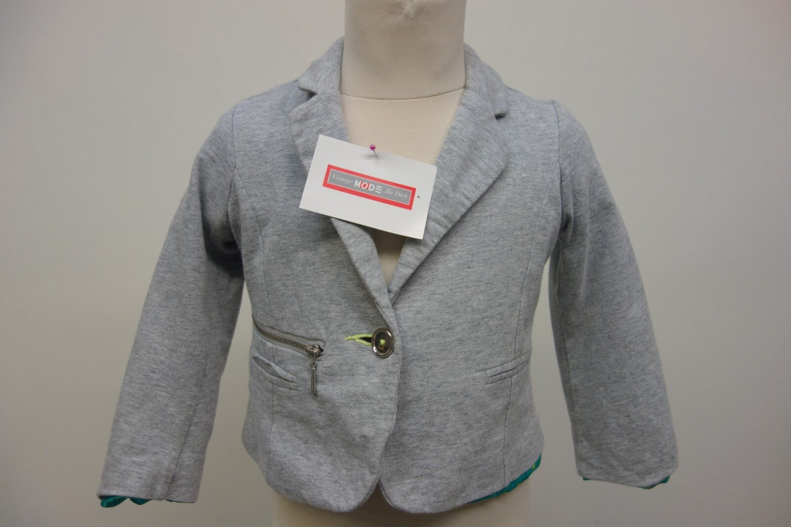 EK1901 Mädchen Blazer von Reserved, grau, Gr. 980