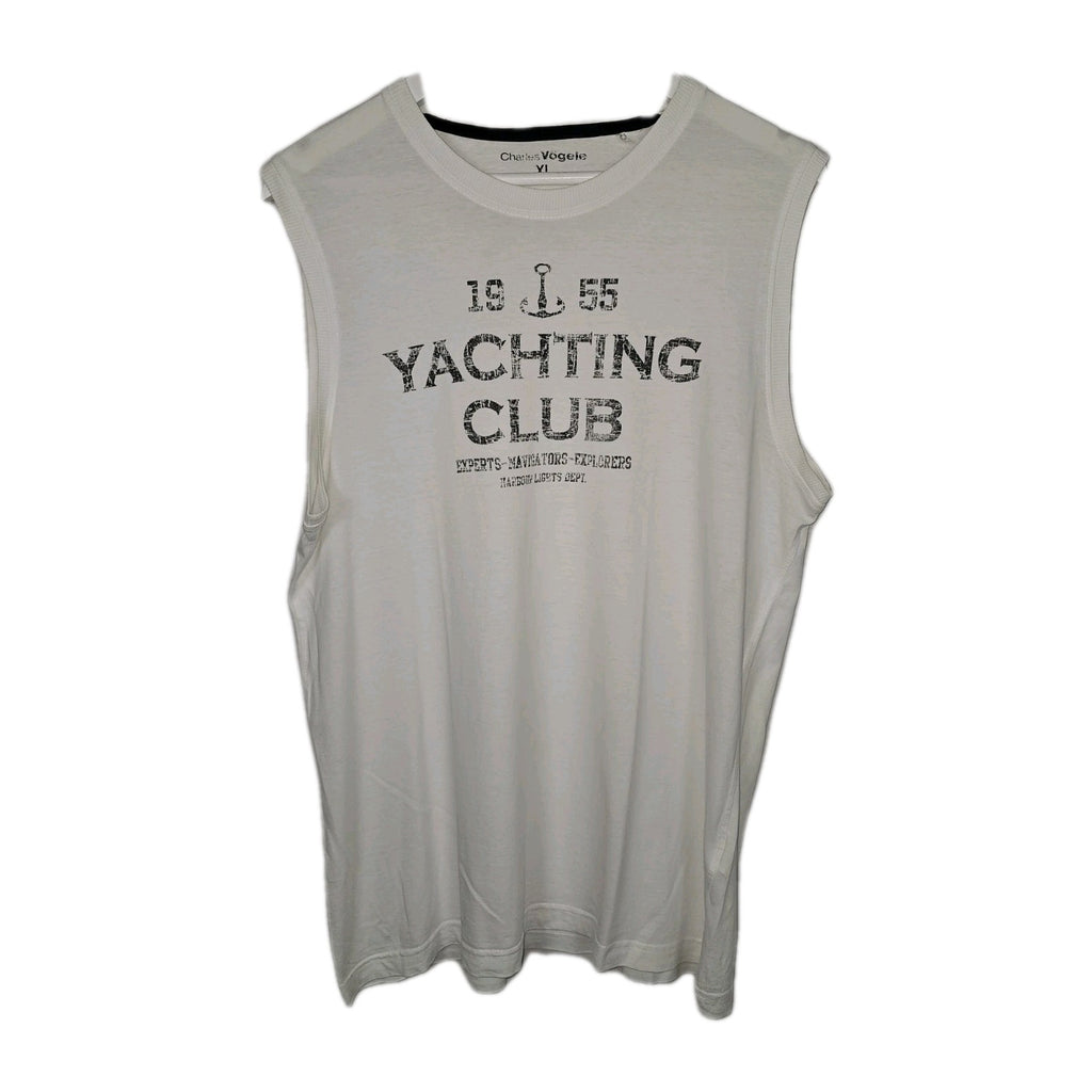 EK11084 Herren Trägershirt von Charles Vögele, Weiß, Gr. XL0