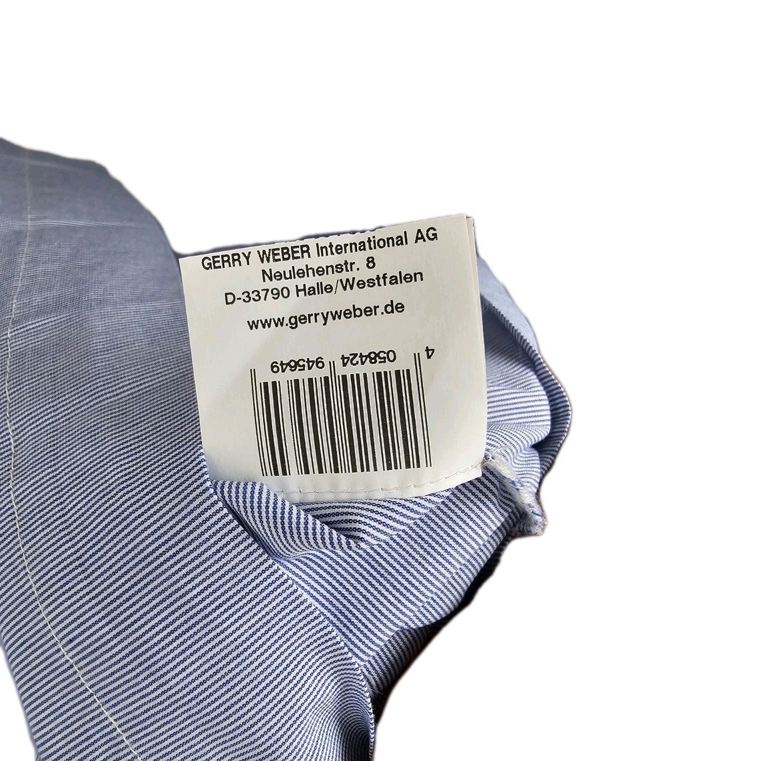 EK8703 Damen Bluse vongerry Weber, Blau/Weiß, Gr. 404
