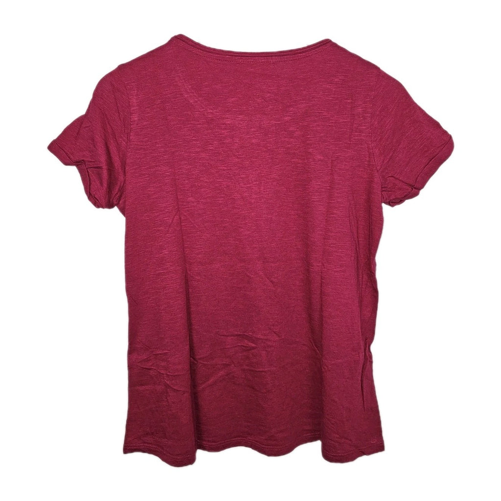 EK9976 Damen T-Shirt von Cecil, bordeauxrot, Gr.M4