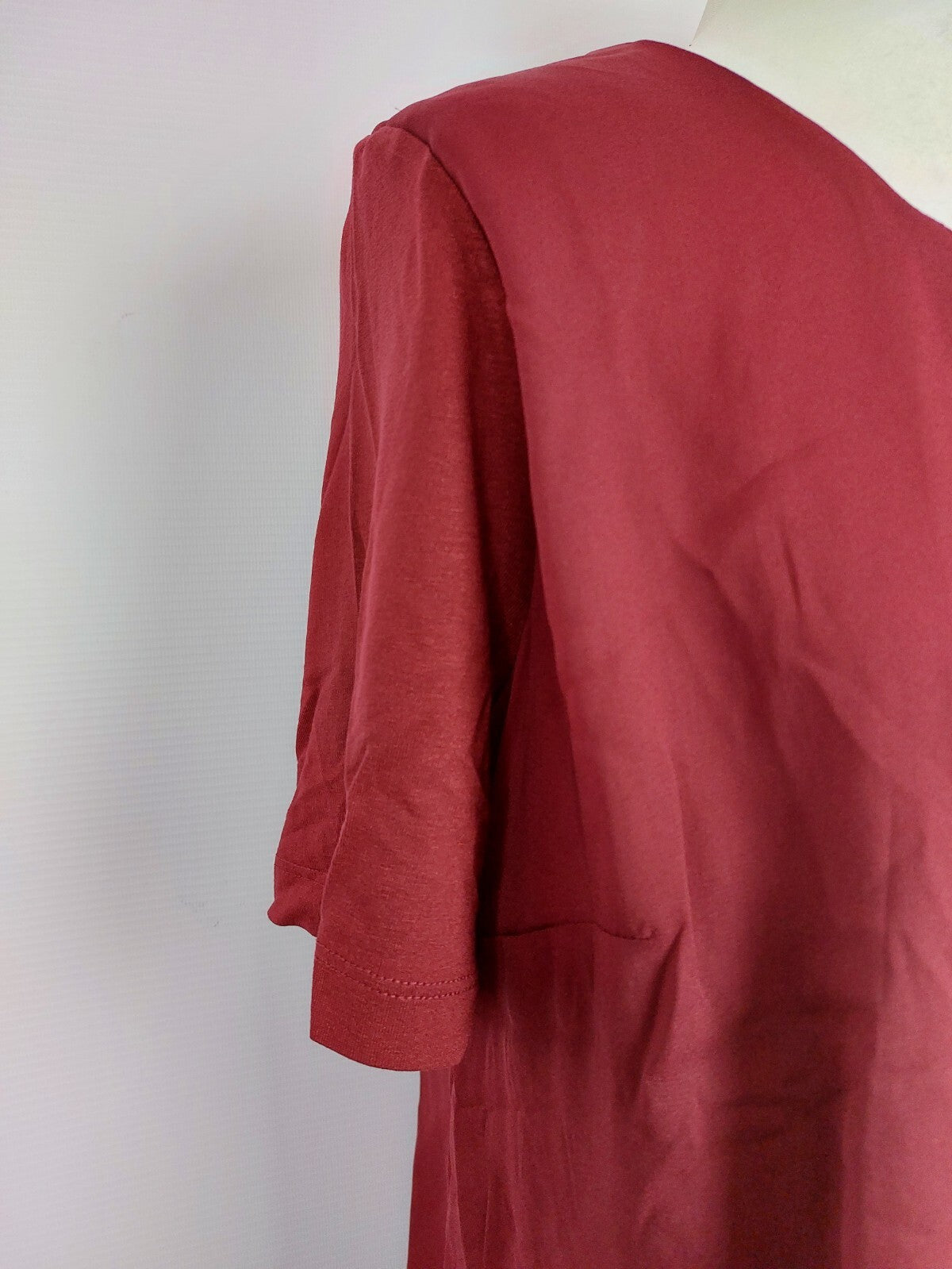 EK4217 Damen Blusenshirt von Sheego, Rubinrot, Gr. 402
