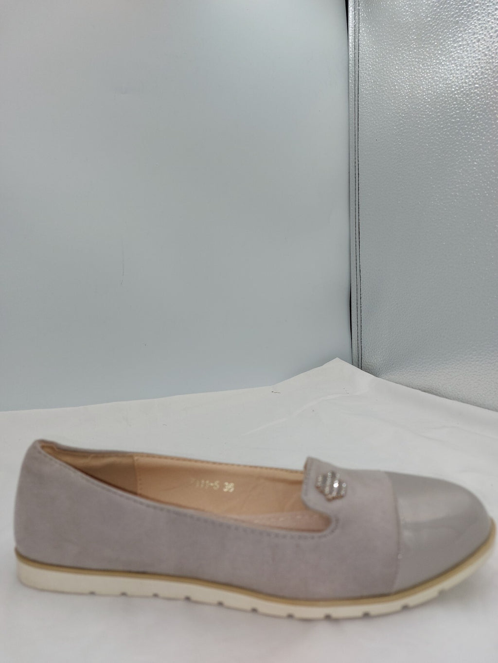 ES0002 Mädchen Ballerina von Vices, grau, Gr.364