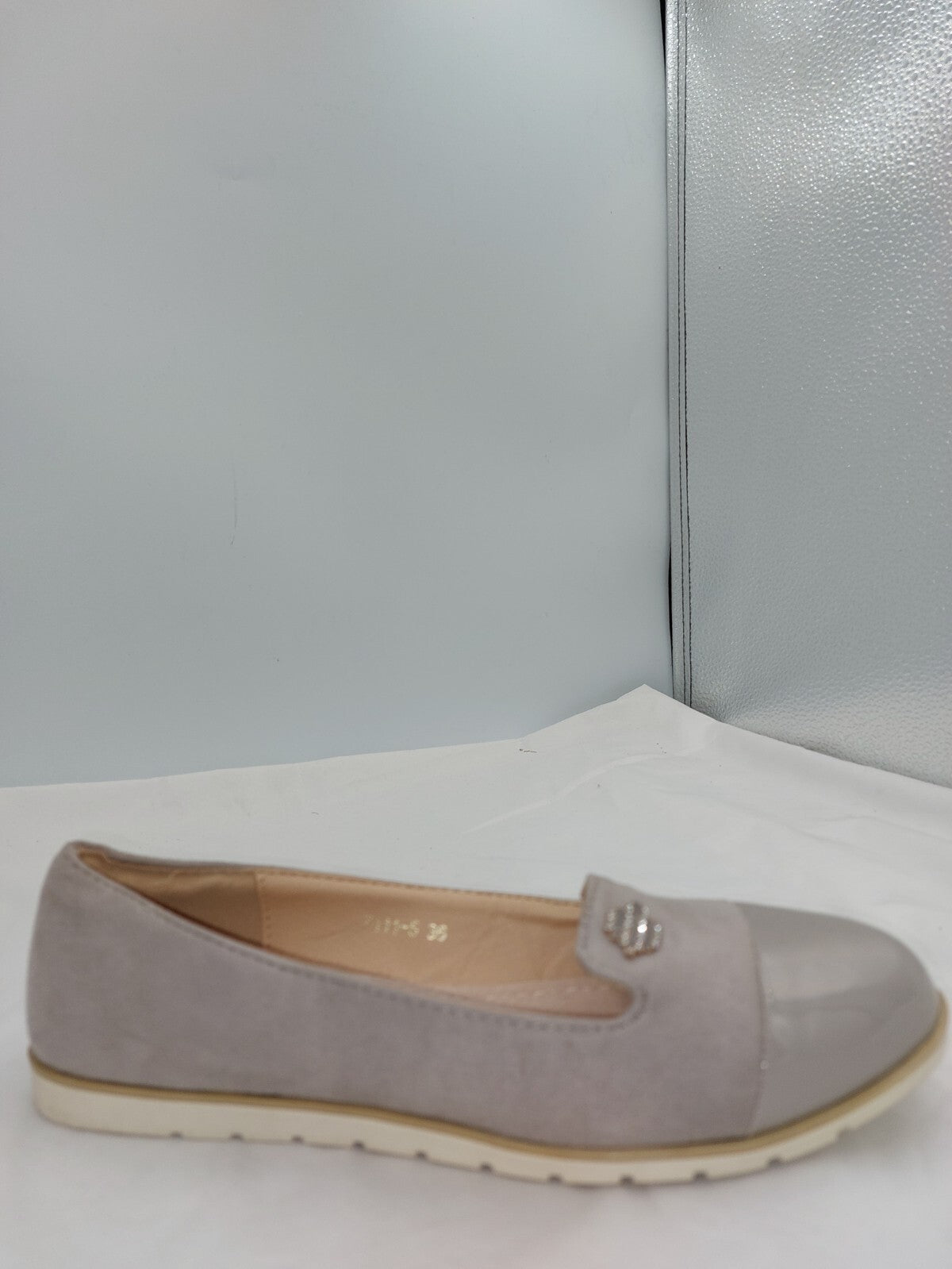 ES0002 Mädchen Ballerina von Vices, grau, Gr.364