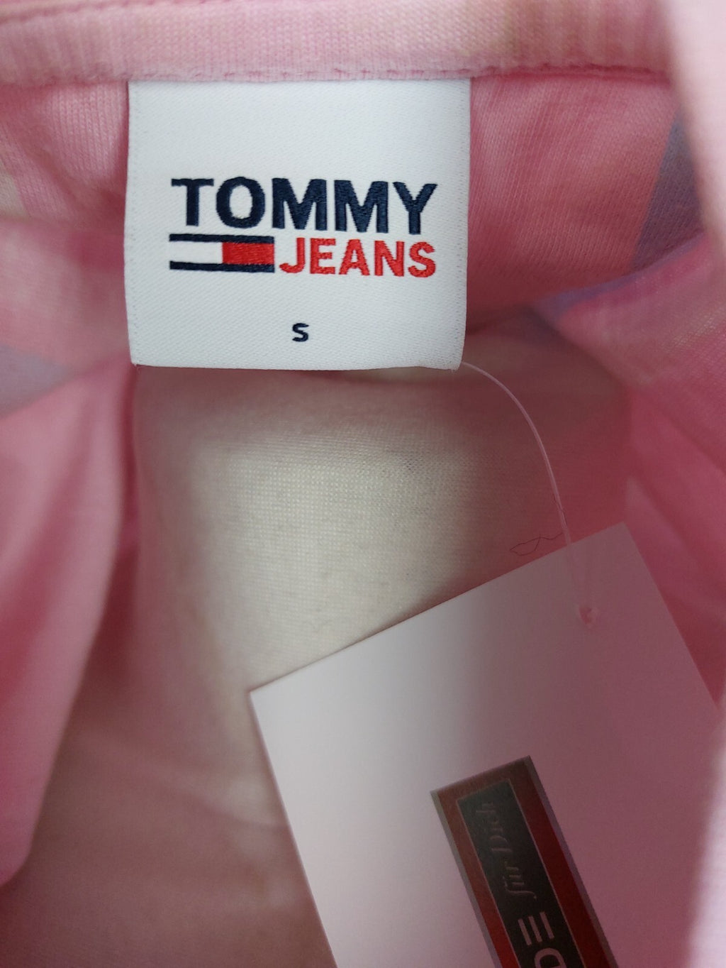 EK2688 Damen T-Shirt von Tommy Jeans, rosa, Gr. S5