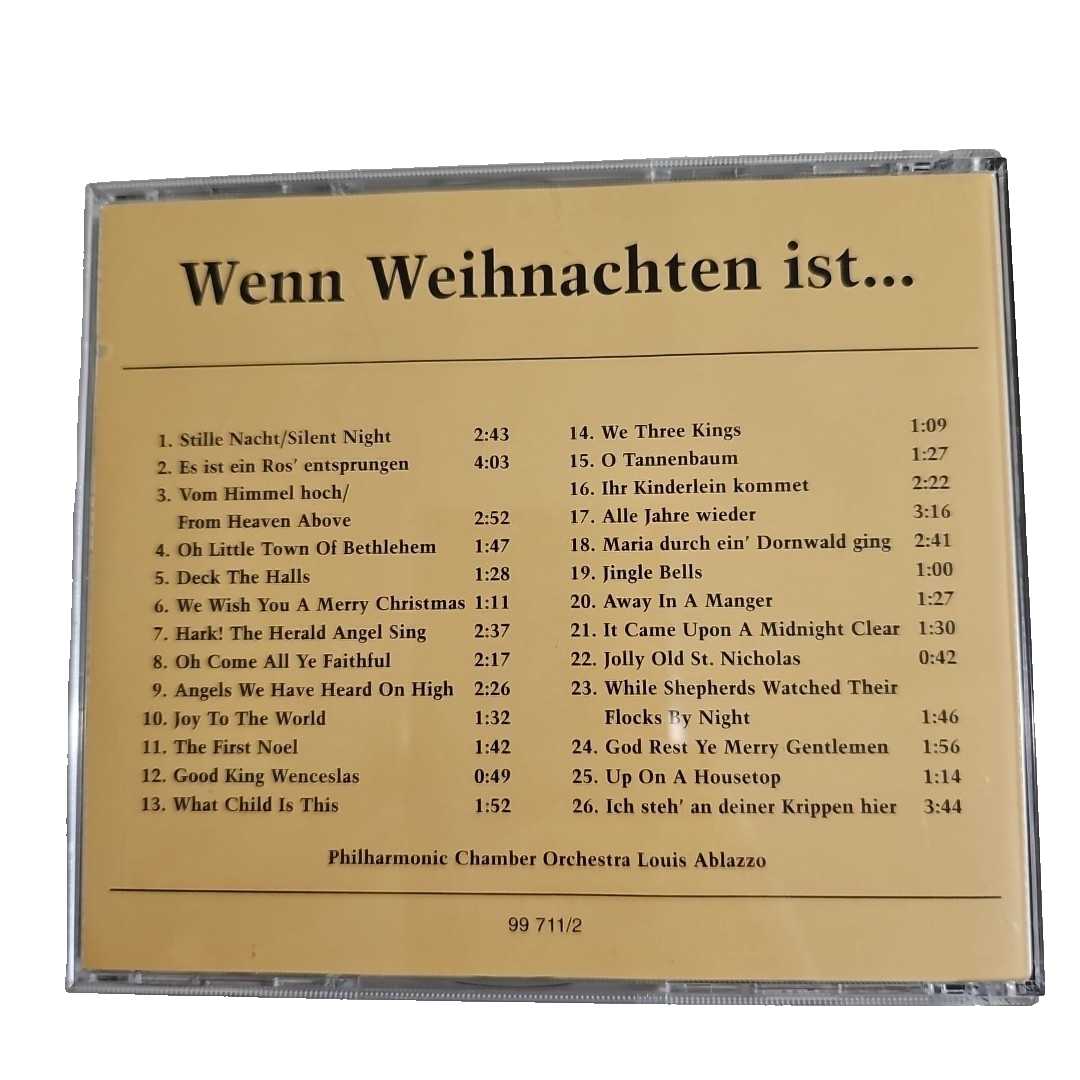 EB1065 Wenn Weihnachten Ist Philharmonic Chamber Orchestra Louis Abkatzo 1