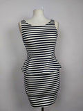 EK2620 Damen Kleid, weiß-dunkelblau, Gr.36 (nach Größentabelle)0