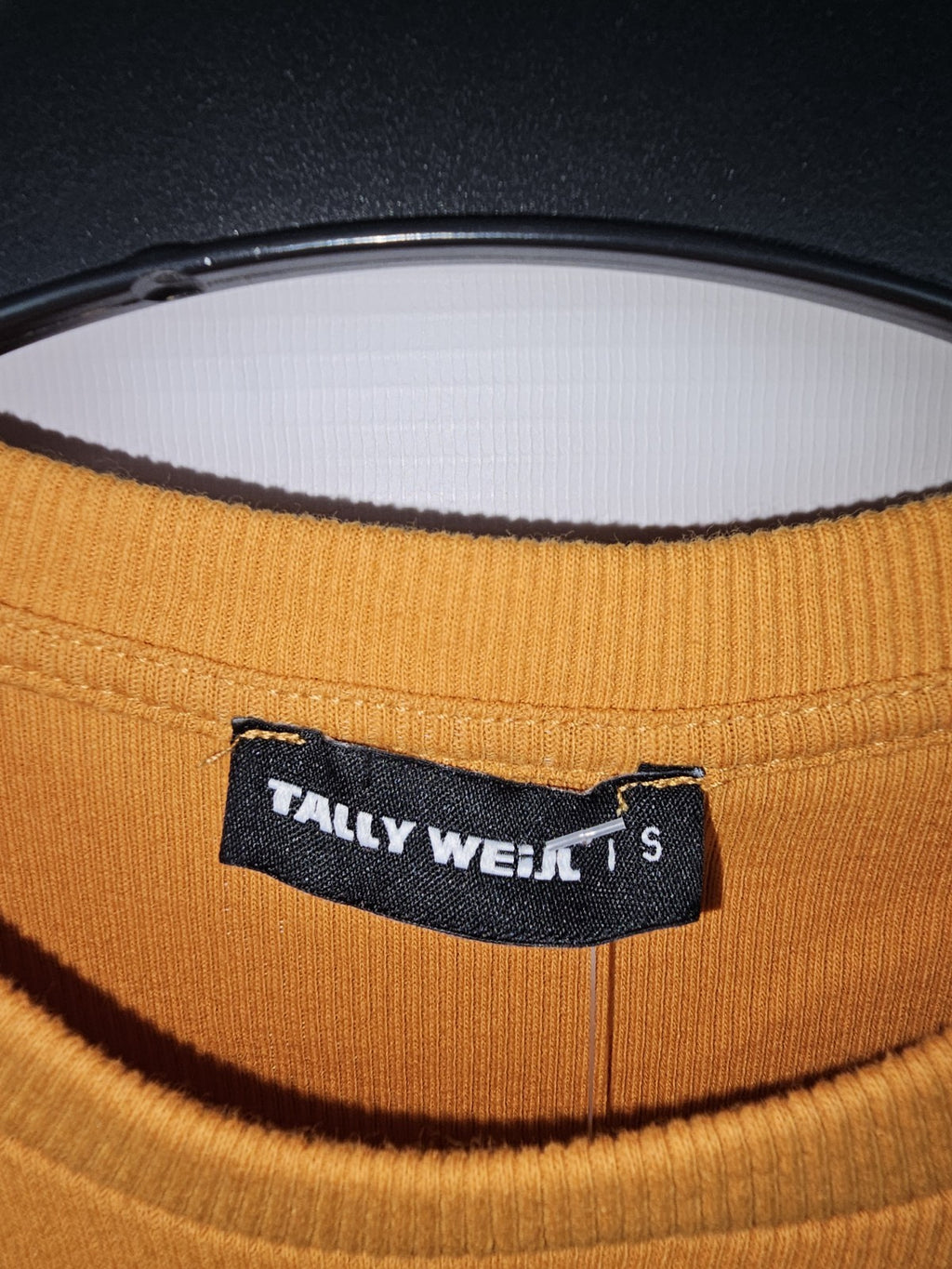 EK8027 Damen Sweatshirt von Tally Weijl,  Orange, Gr. S1