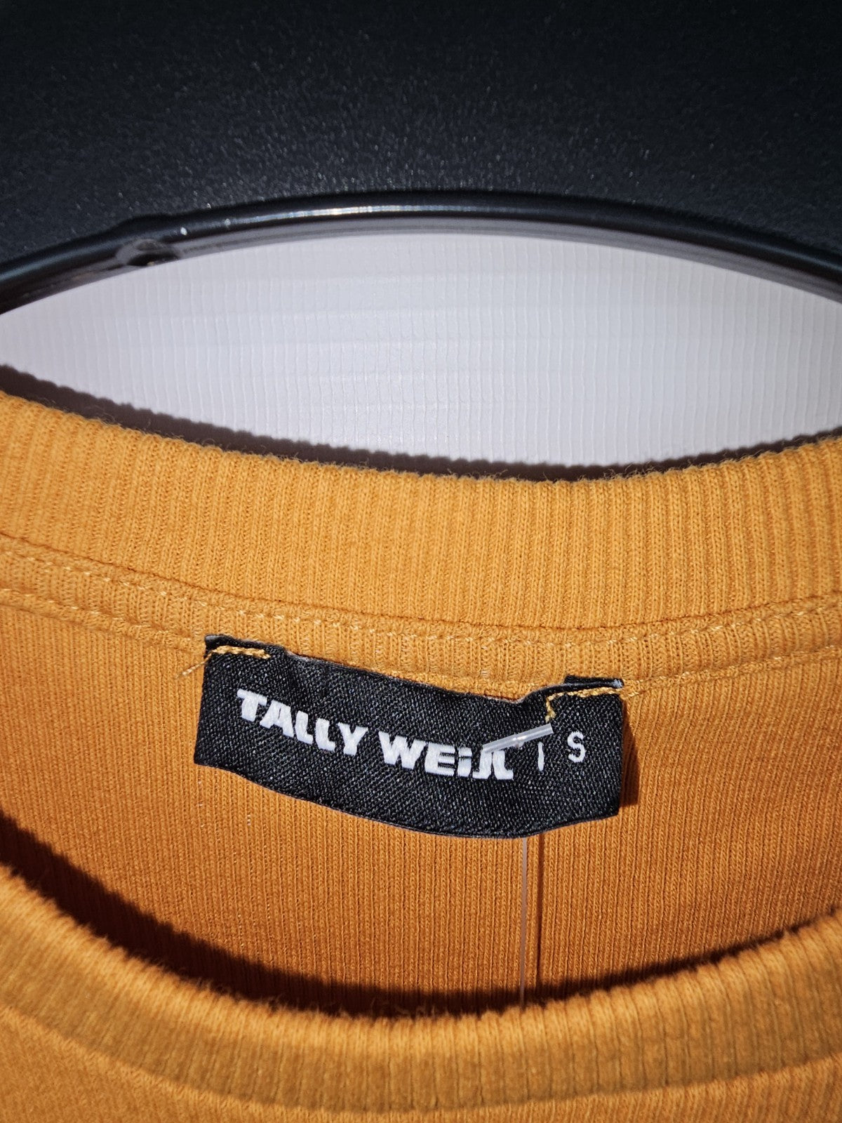 EK8027 Damen Sweatshirt von Tally Weijl,  Orange, Gr. S1