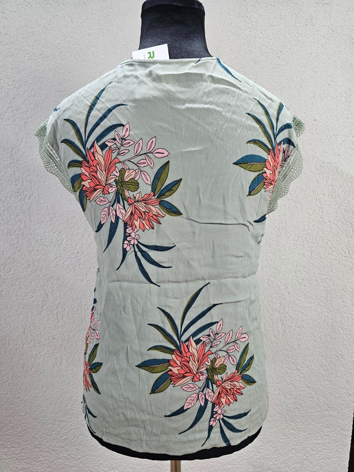 EK5764 Damen Bluse von Promod, blassgrün, Gr. 444
