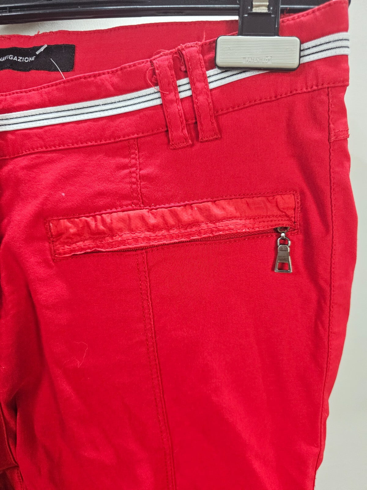 EK1204 Damen 3/4 Hose von Navigazione, rot, Gr. 364