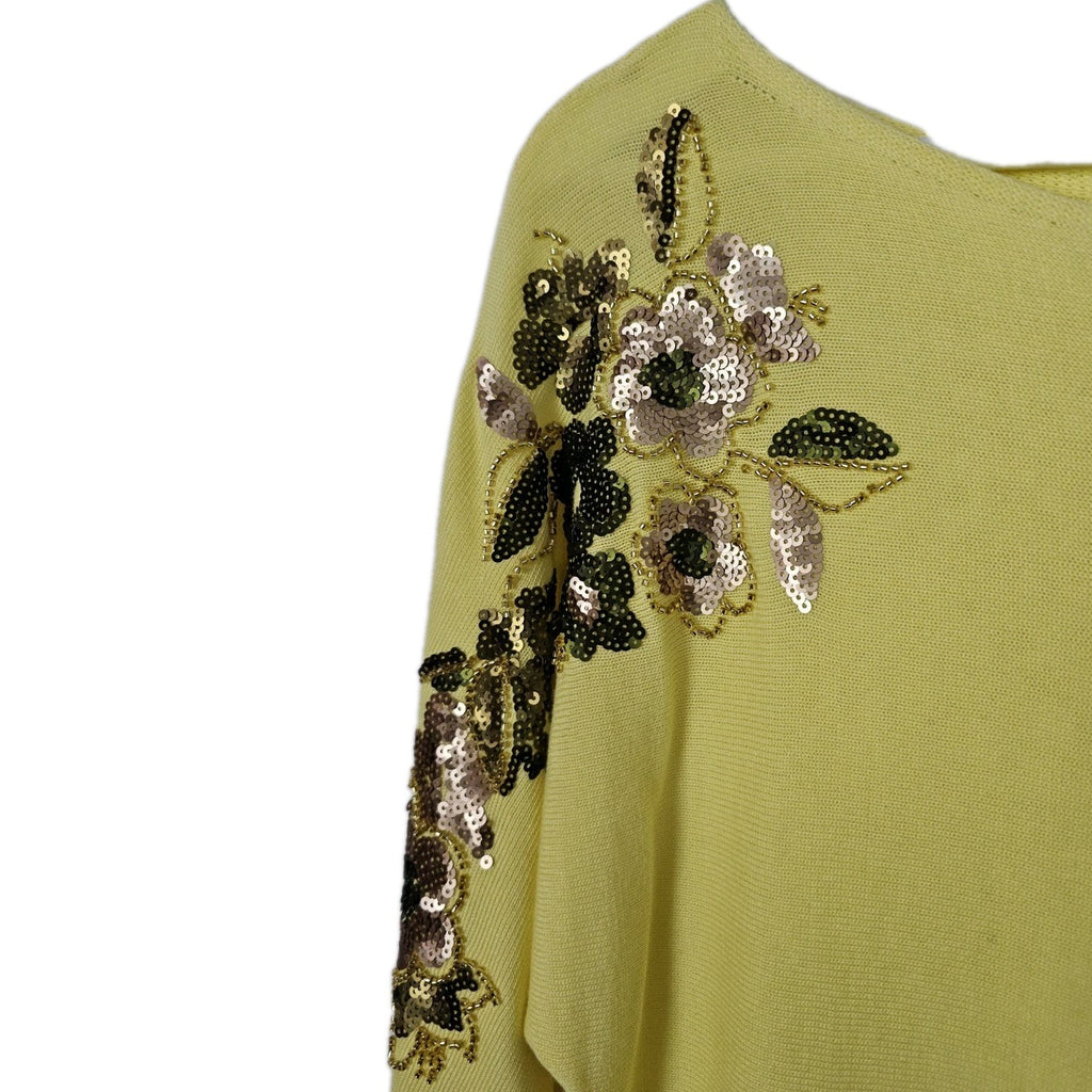 EK10908 Damen Pullover von Creation L Premium, Gelb, Gr. 361