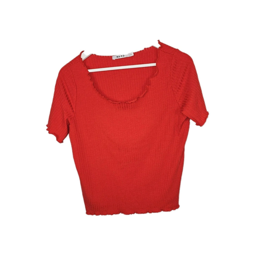 EK9437 Damen T-Shirt Na-Kd Gr.S Rot0