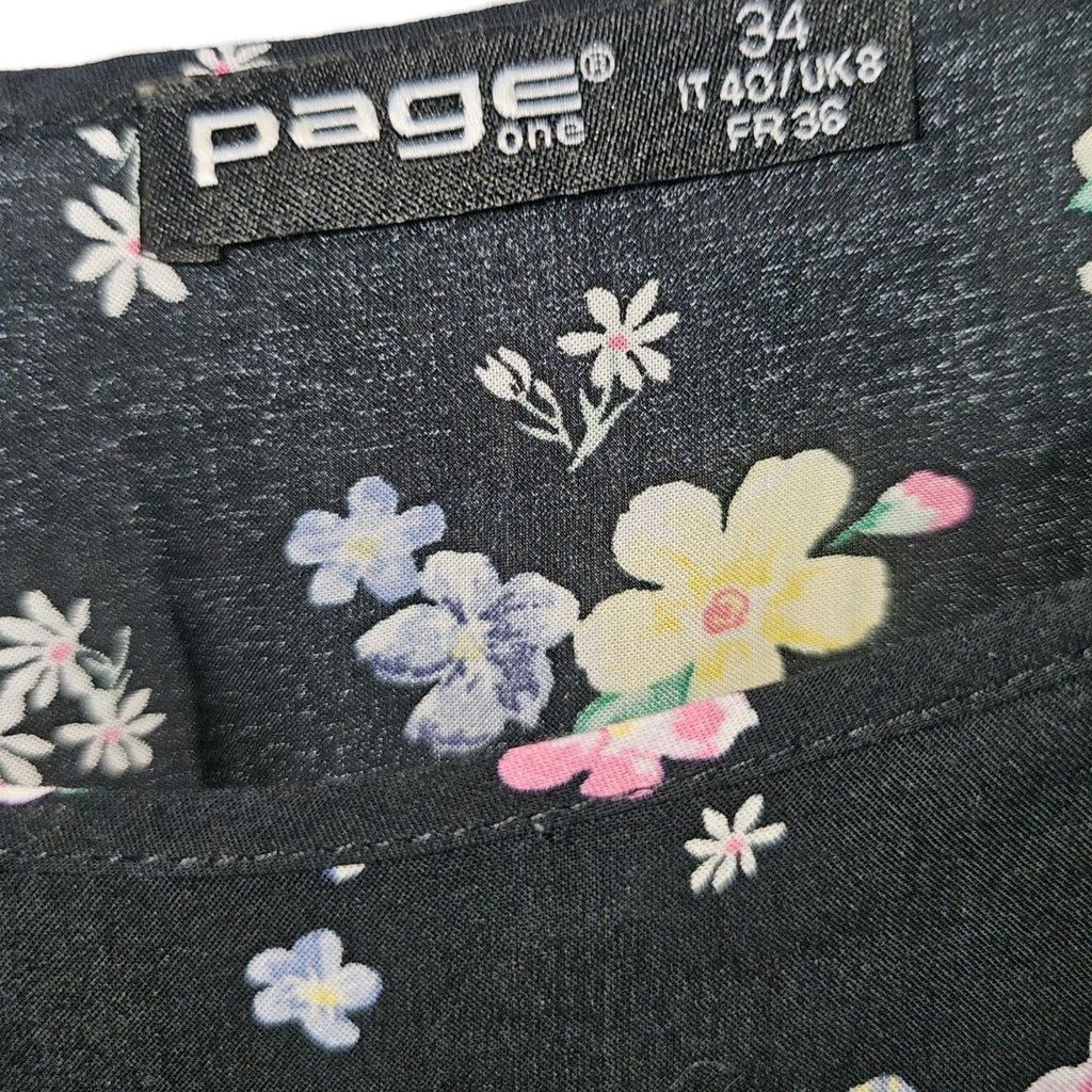 Damen Blusenoberteil von PageOne, Schwarz, Gr. 341