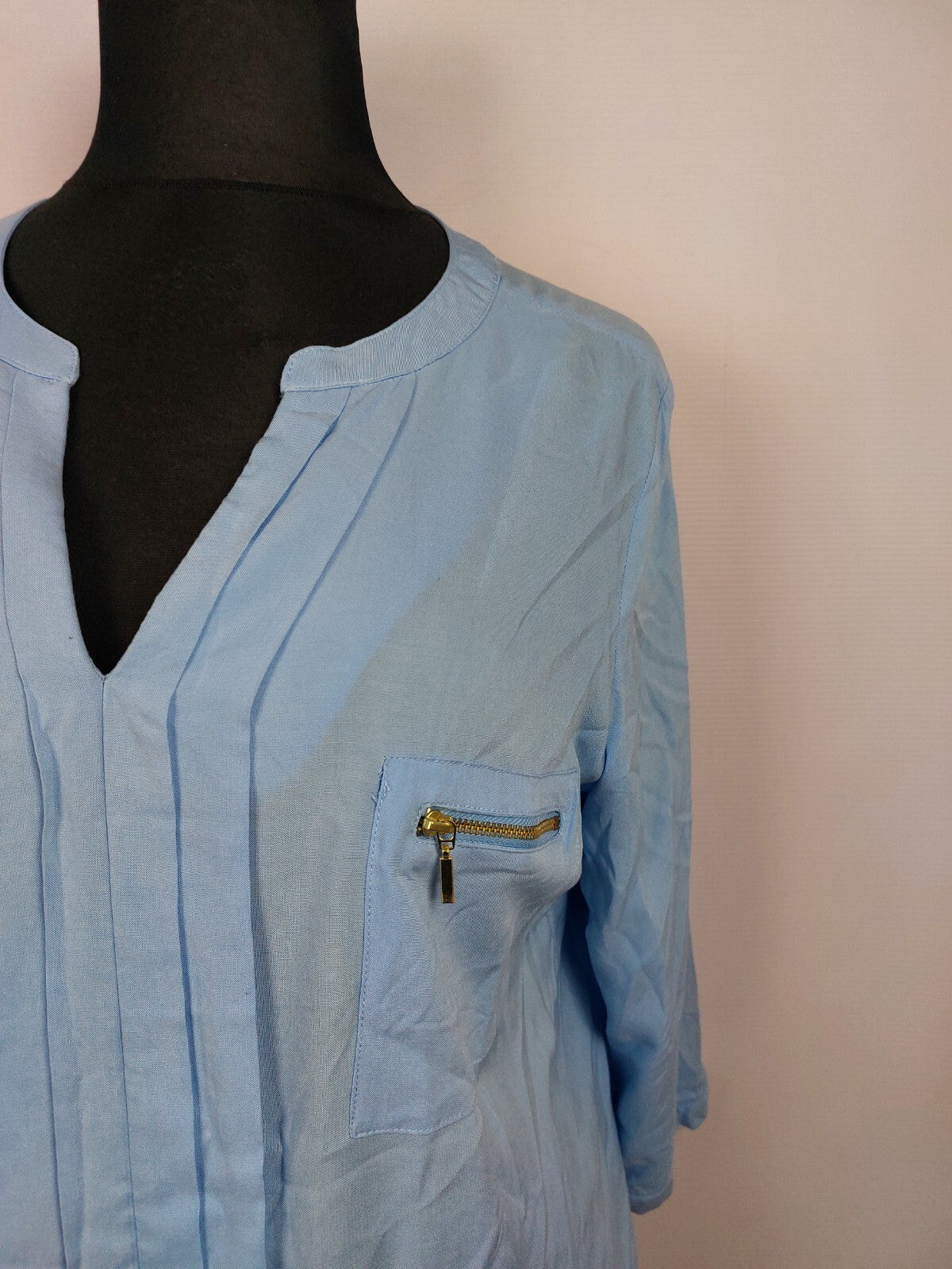 EK4984 Damen Bluse von Bonprix, hellblau, Gr.461