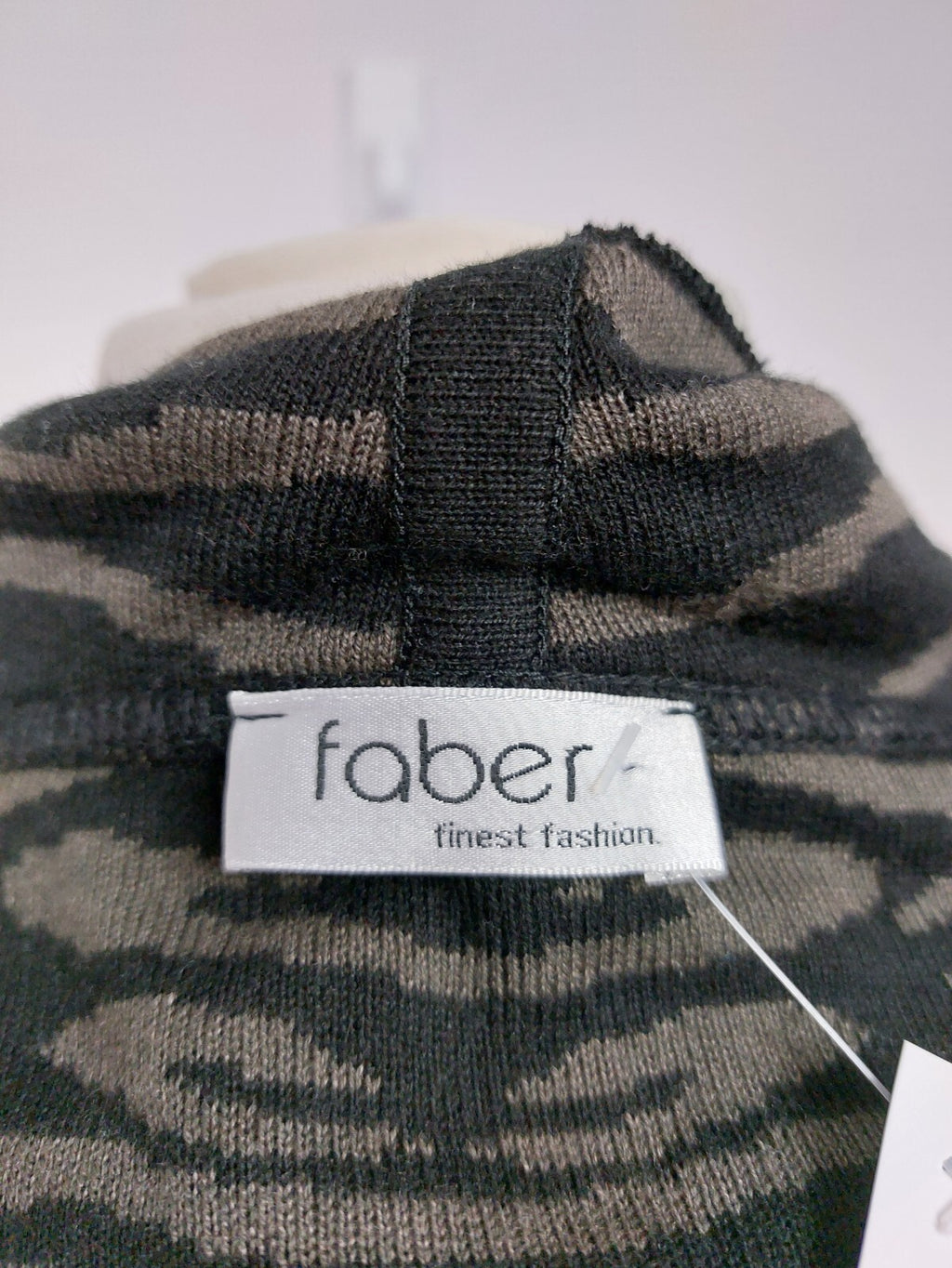 EK4860 Damen Strickjacke von Faber, braun-schwarz, Gr.465