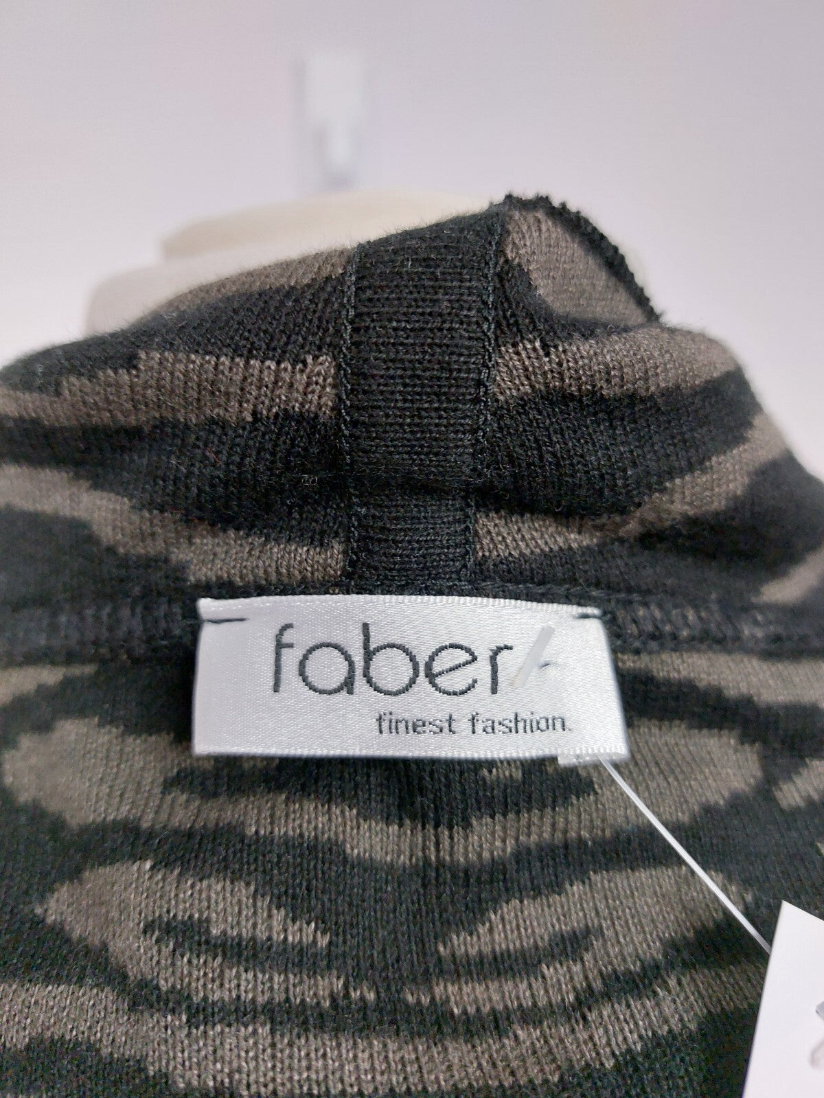 EK4860 Damen Strickjacke von Faber, braun-schwarz, Gr.465