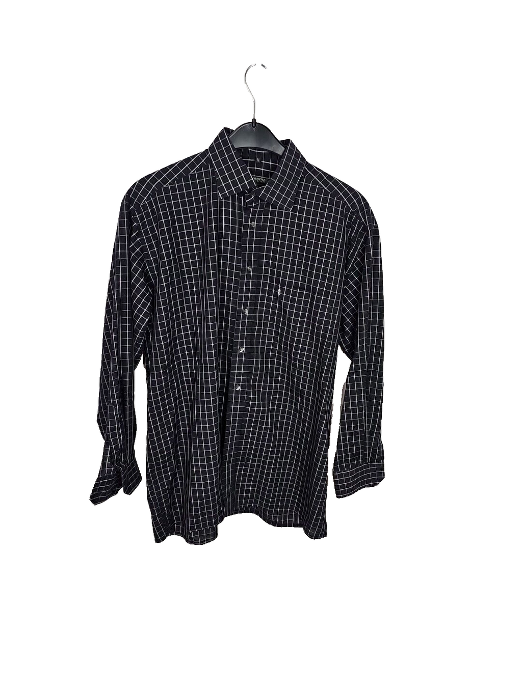 EK 500 Herren Hemd Langarm Eterna Excelent Gr 41 Schwarz2