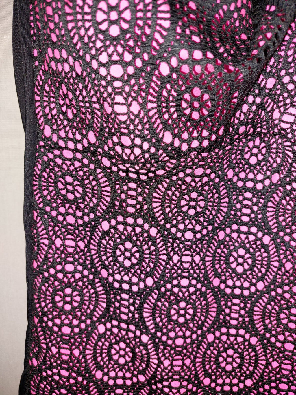 EK2679 Damen Badeoberteil von Janina Curved, schwarz-pink, Gr.XL1