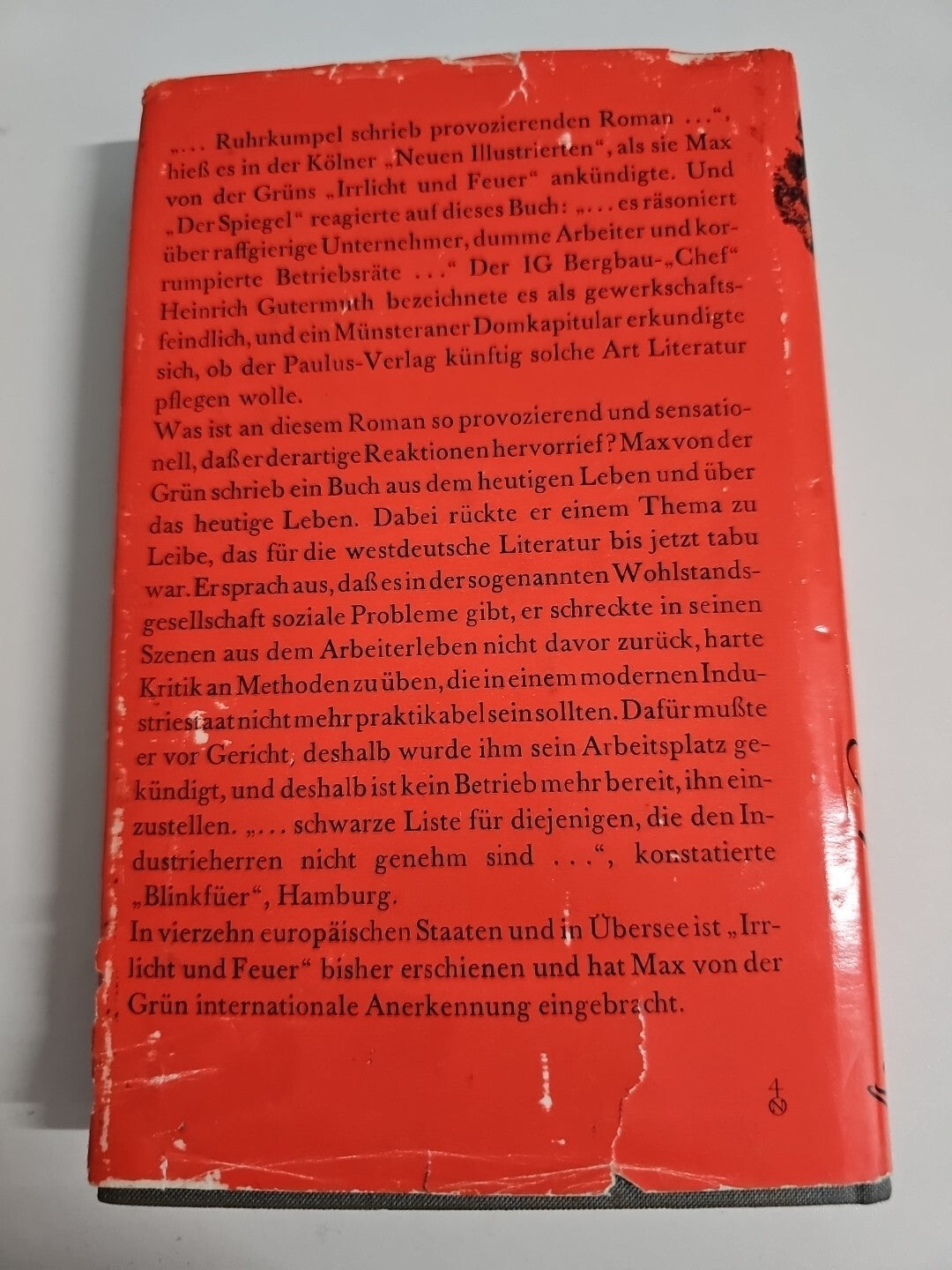 EB1487Max von der Grün IRRLICHT UND FEUER. ROMAN2