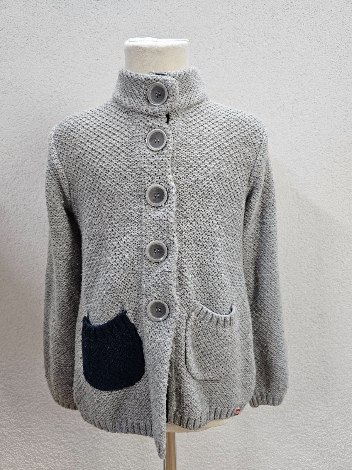 EK5975 Mädchen Strickjacke von Lego, grau, Gr. 1280