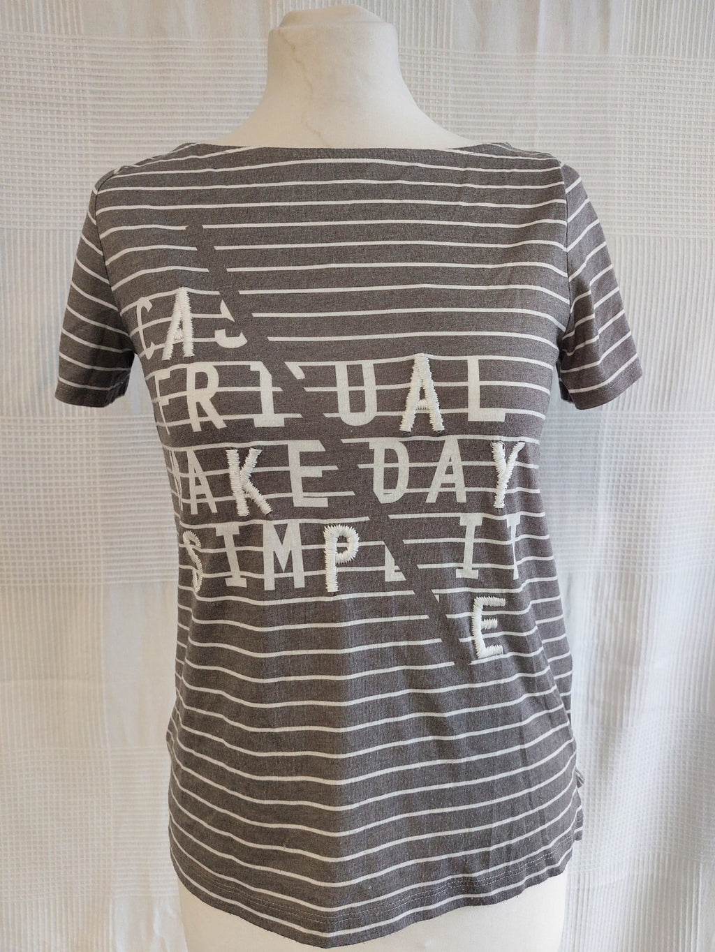 EK4153 Damen T-Shirt von s.Oliver, grau, Gr.340