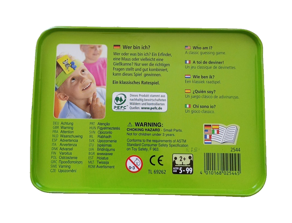 EB3607 „Wer bin ich“ HABA No. 51 Ratespiel in Metalldose 12