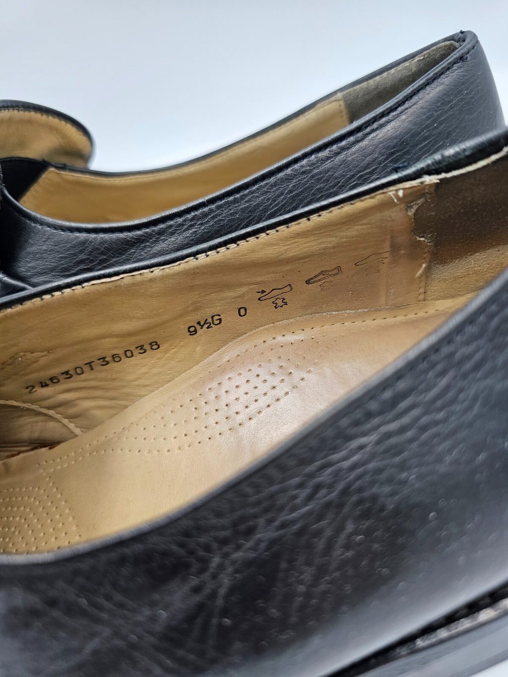 ES0453 Herren Halbschuhe von Salamander, schwarz, Gr. 9,55