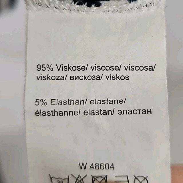 EK9702 Damen T-Shirt Gr.38 Weiß Gestreift2