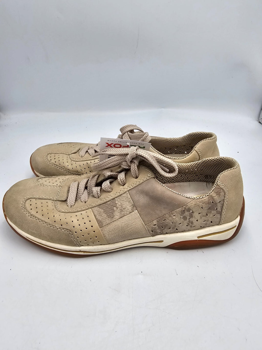 ES0629 Damen Sneaker von Rieker, beige, Gr. 392