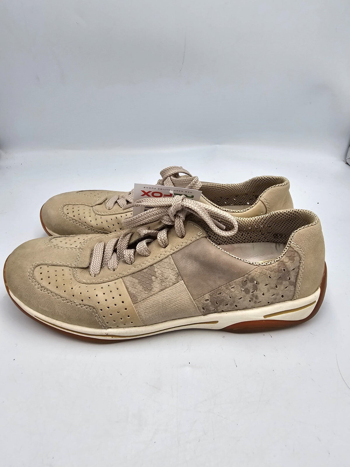 ES0629 Damen Sneaker von Rieker, beige, Gr. 392