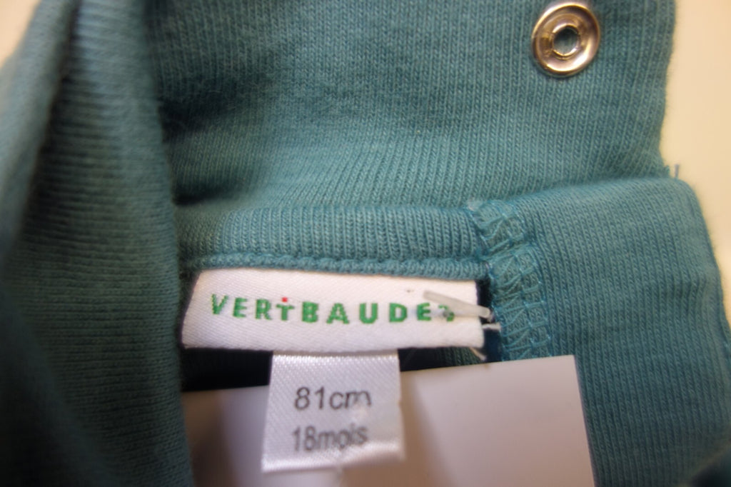 EK2791 Kinder Pullover von Vertbaudet, blaugrün, Gr. 804