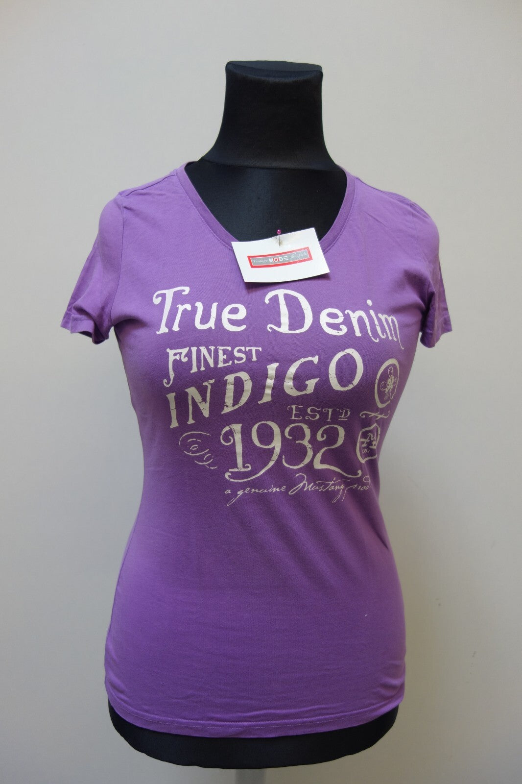 EK0904 Damen T-Shirt von Mustang, lila, Gr. M0