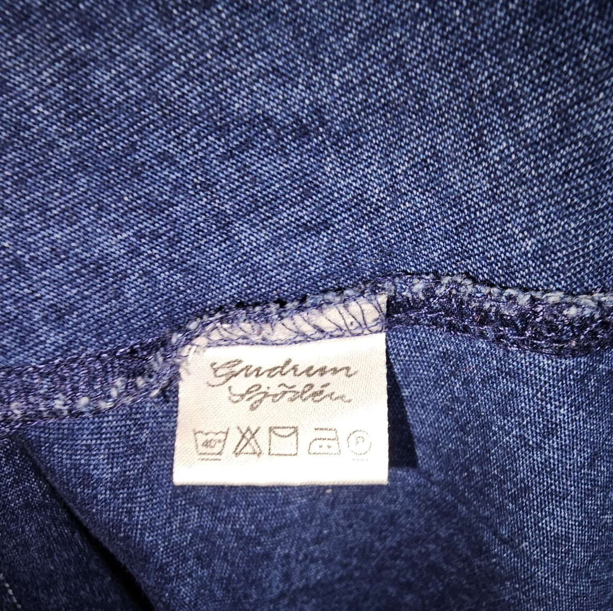 EK7612 Damen Langarmshirt von  Gudrun Sjödén, blau, Gr.S2