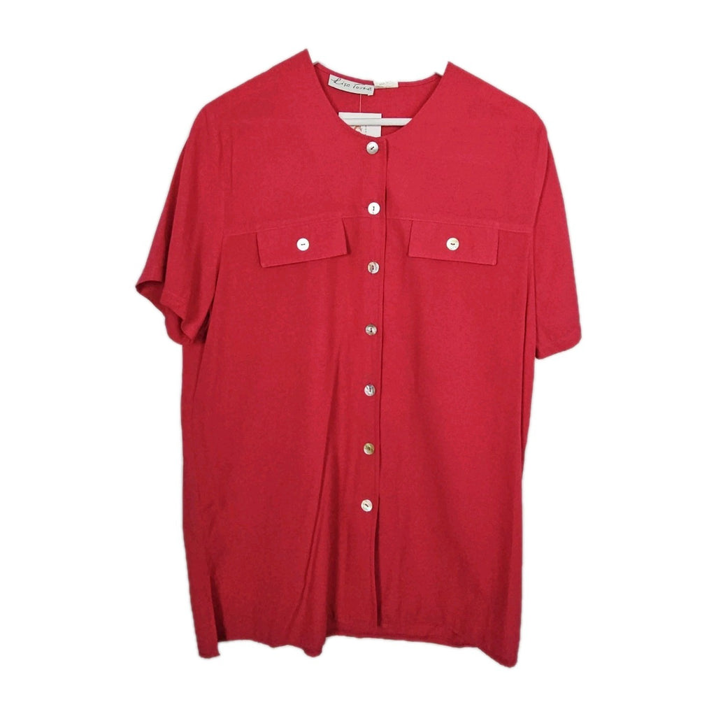 EK9531 Damen Bluse von Lisa Tossa, Pink, Gr. Ca XL0