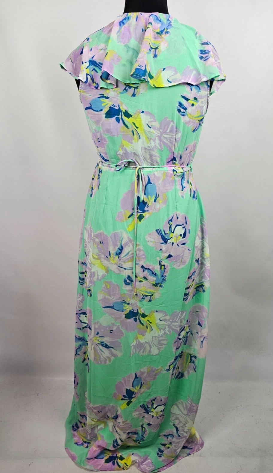 EK5433 Damen Kleid von Vero Moda, grün mit Blumen, Gr. M3