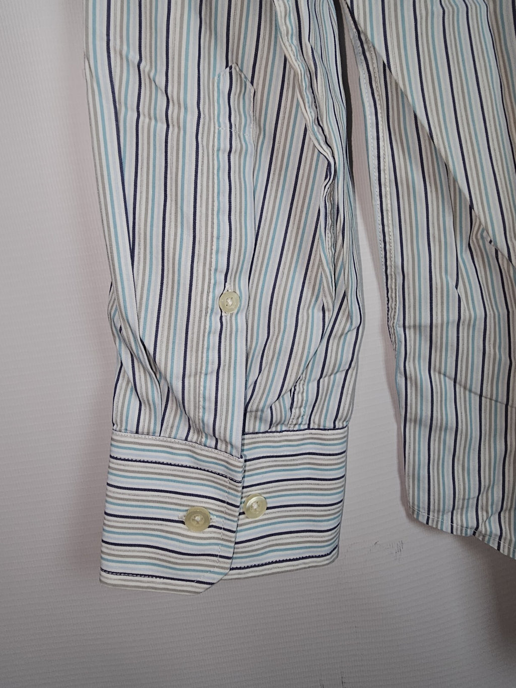 EK6869 Herren Hemd von Schiesser, Mehrfarbig, Gr.40, 14¾5