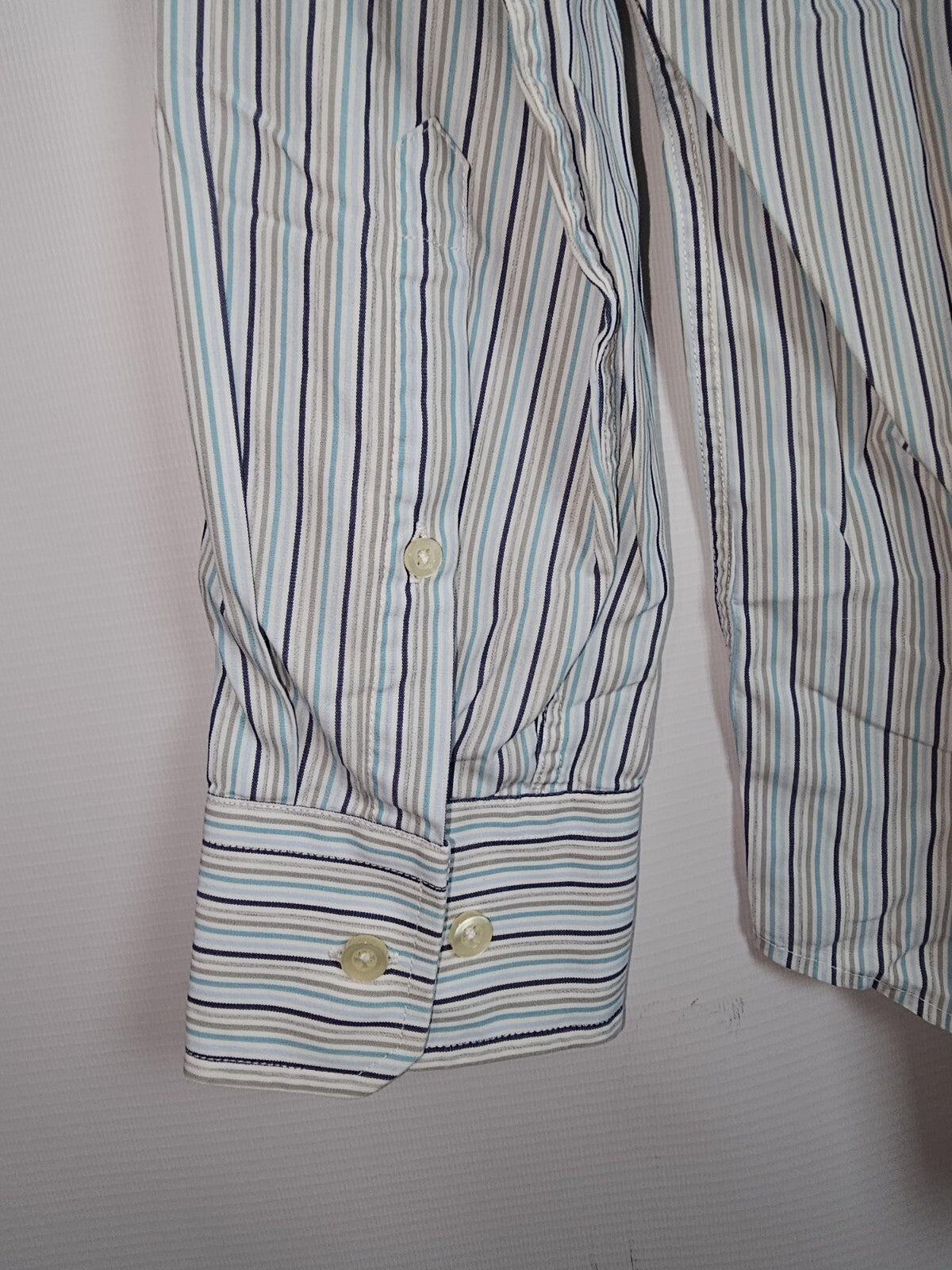 EK6869 Herren Hemd von Schiesser, Mehrfarbig, Gr.40, 14¾5