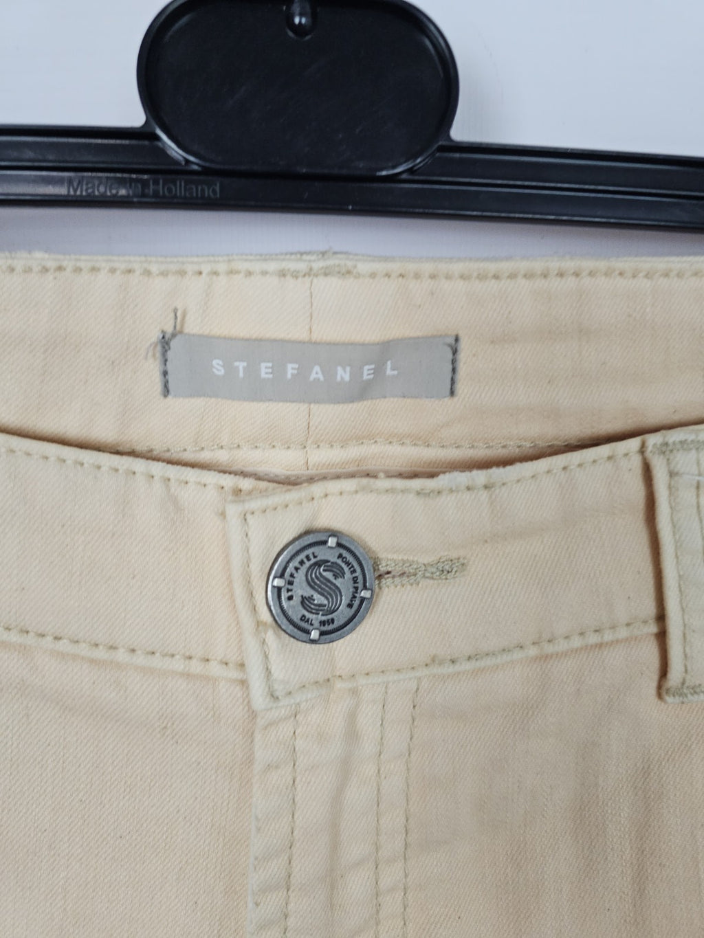EK9082 Damwn Jeans von Stefanel, Beige, Gr. 282