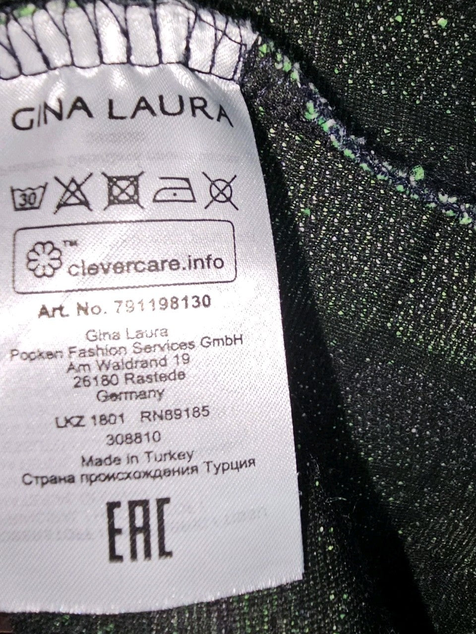 EK11294 Damen Jacke von Gina Laura, Blau, Gr. XL3